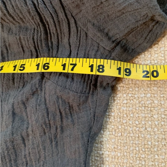 Free People Gray Open Back Jumpsuit Linen Cotton Blend - Picture 8 of 10